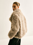 R&B | Kunstfelljacke Eleganz Trifft Auf Wärme
