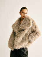 R&B | Kunstfelljacke Eleganz Trifft Auf Wärme