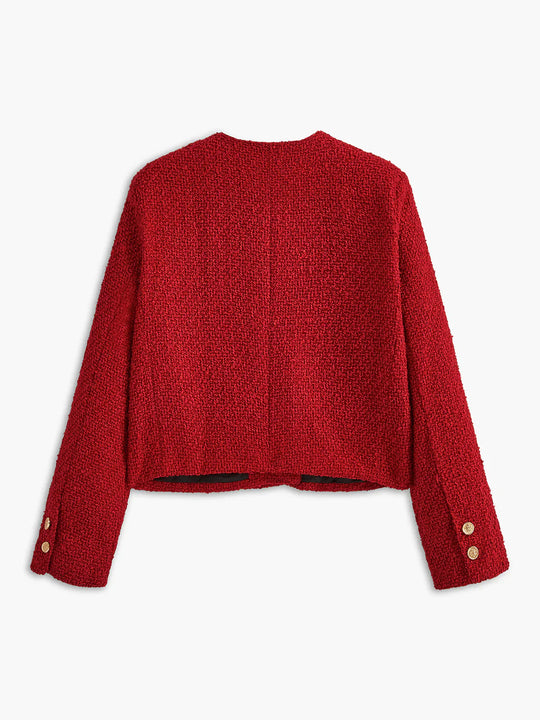 R&B | Button Tweed Jacke
