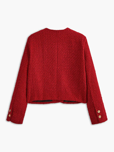 R&B | Button Tweed Jacke