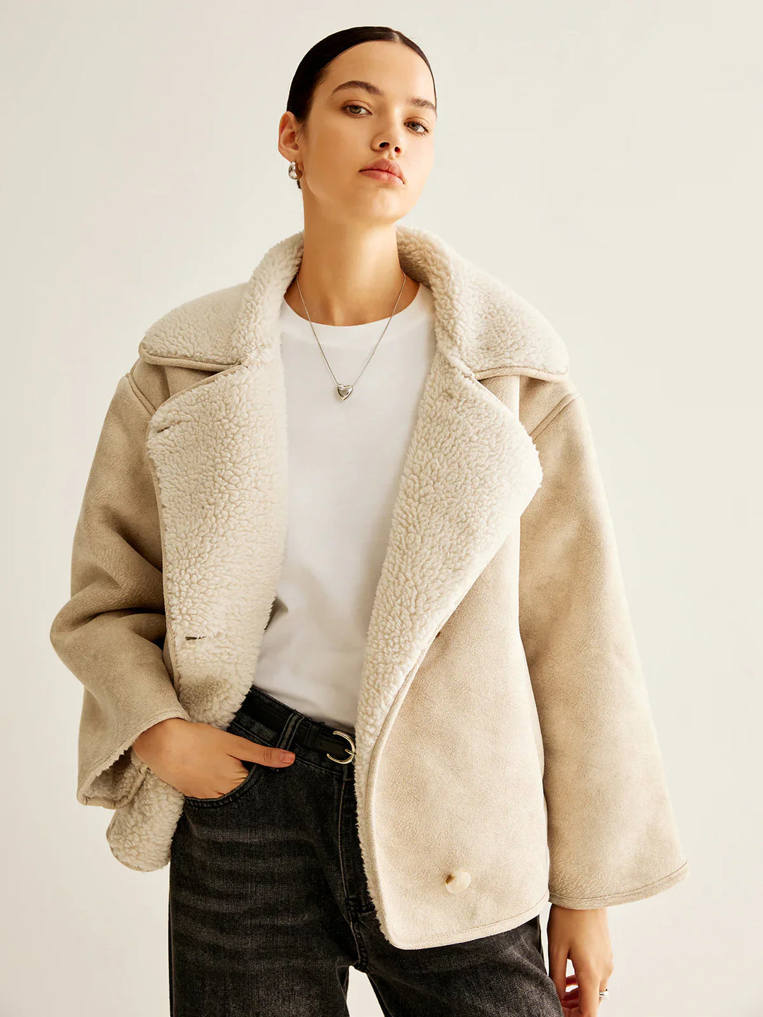 R&B | Blend Button Fleecejacke