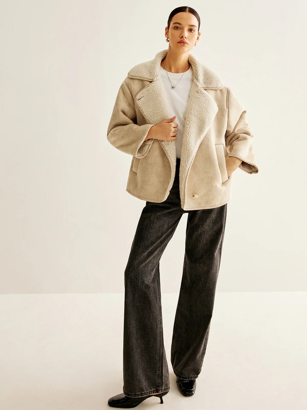 R&B | Blend Button Fleecejacke