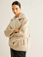 R&B | Fleecejacke mit Knopfleiste