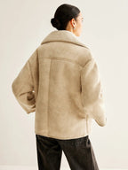 R&B | Fleecejacke mit Knopfleiste