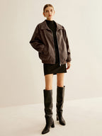 R&B | Shift PU-Lederjacke