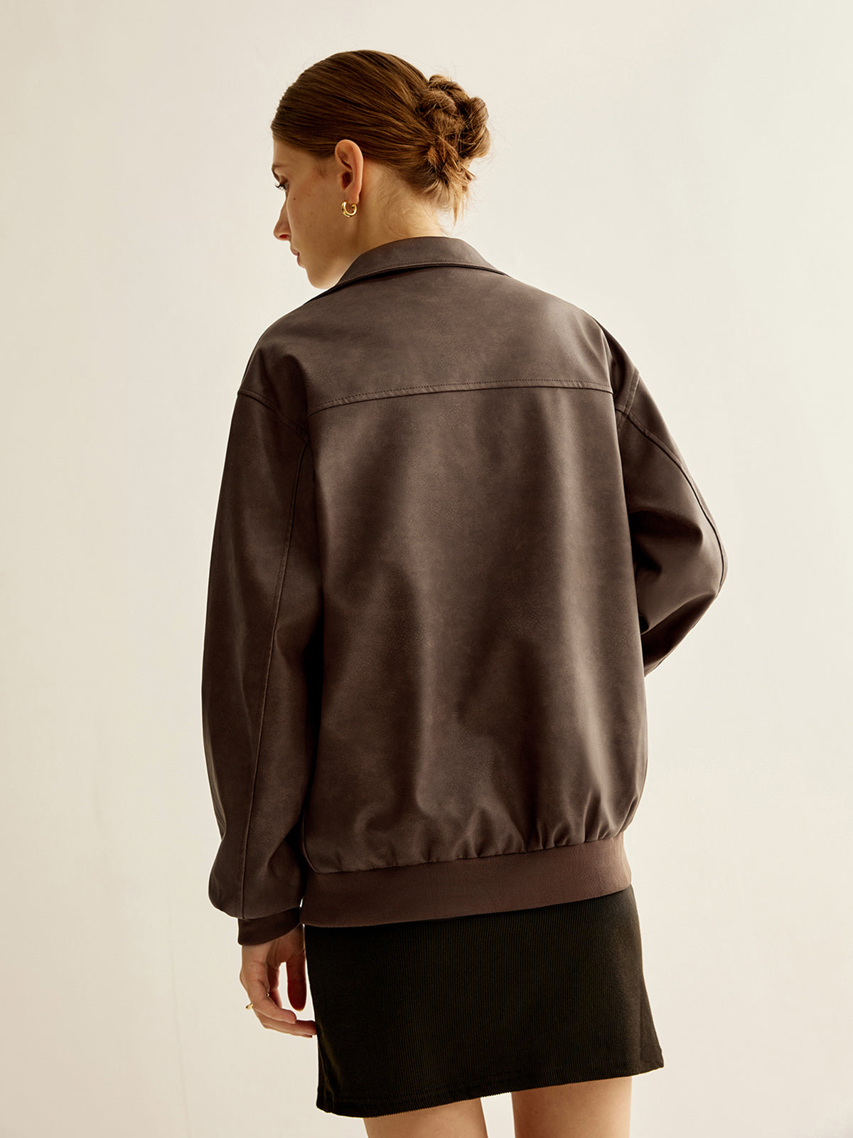 R&B | Shift PU-Lederjacke