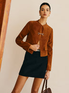 R&B | Detail Suede Jacke