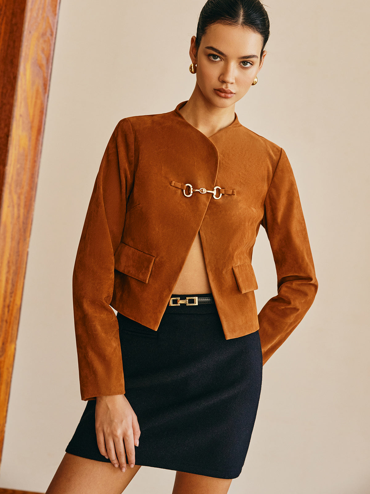 R&B | Detail Suede Jacke