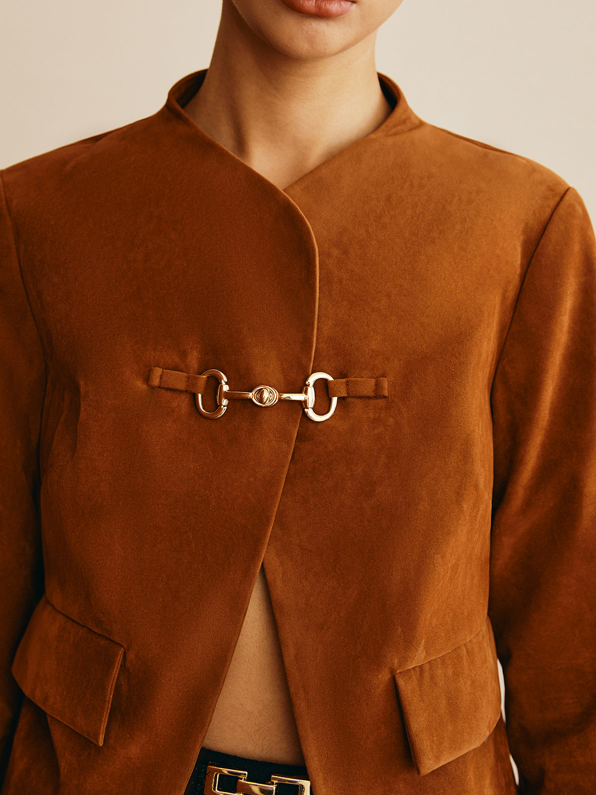 R&B | Detail Suede Jacke