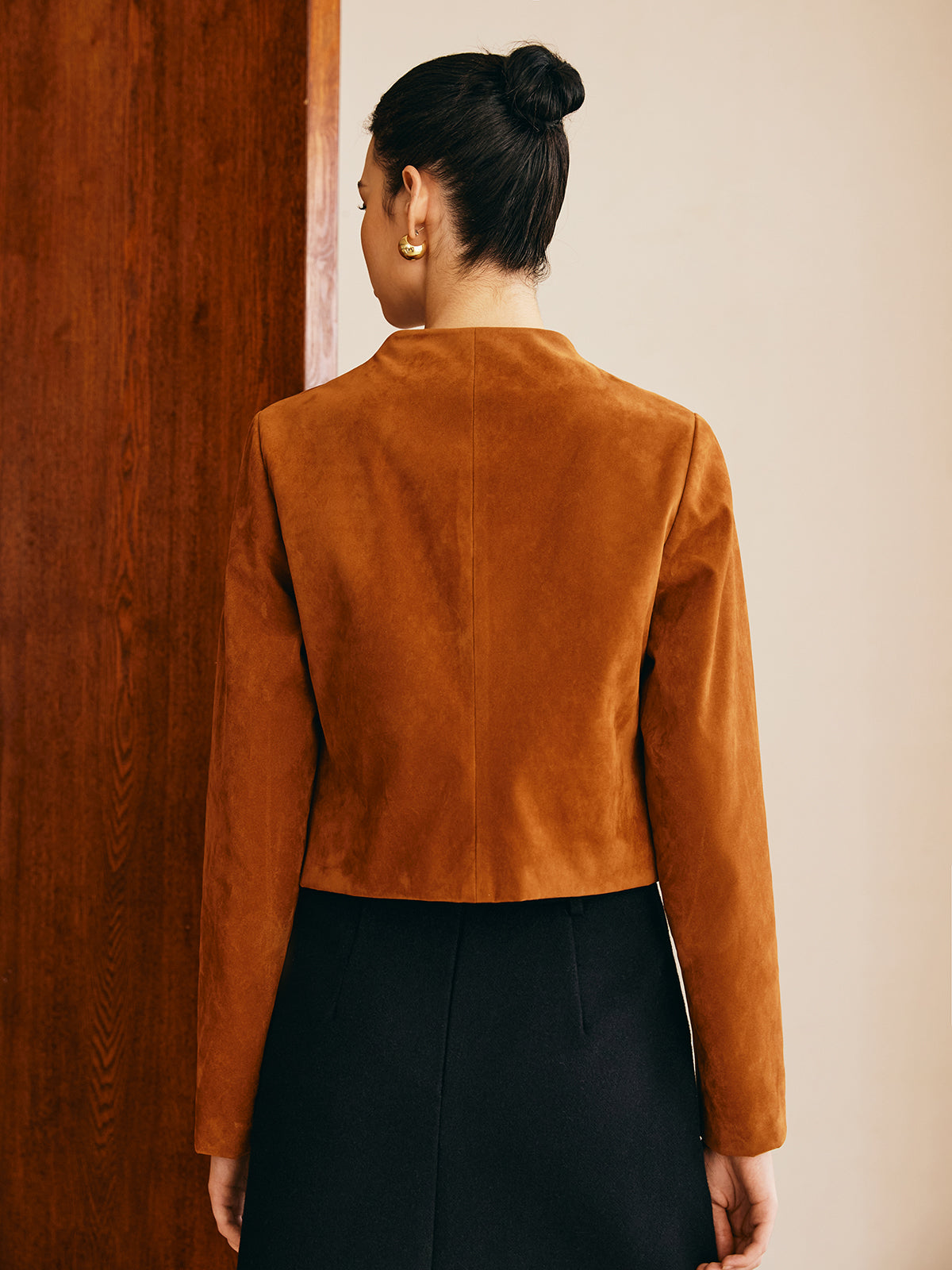 R&B | Detail Suede Jacke
