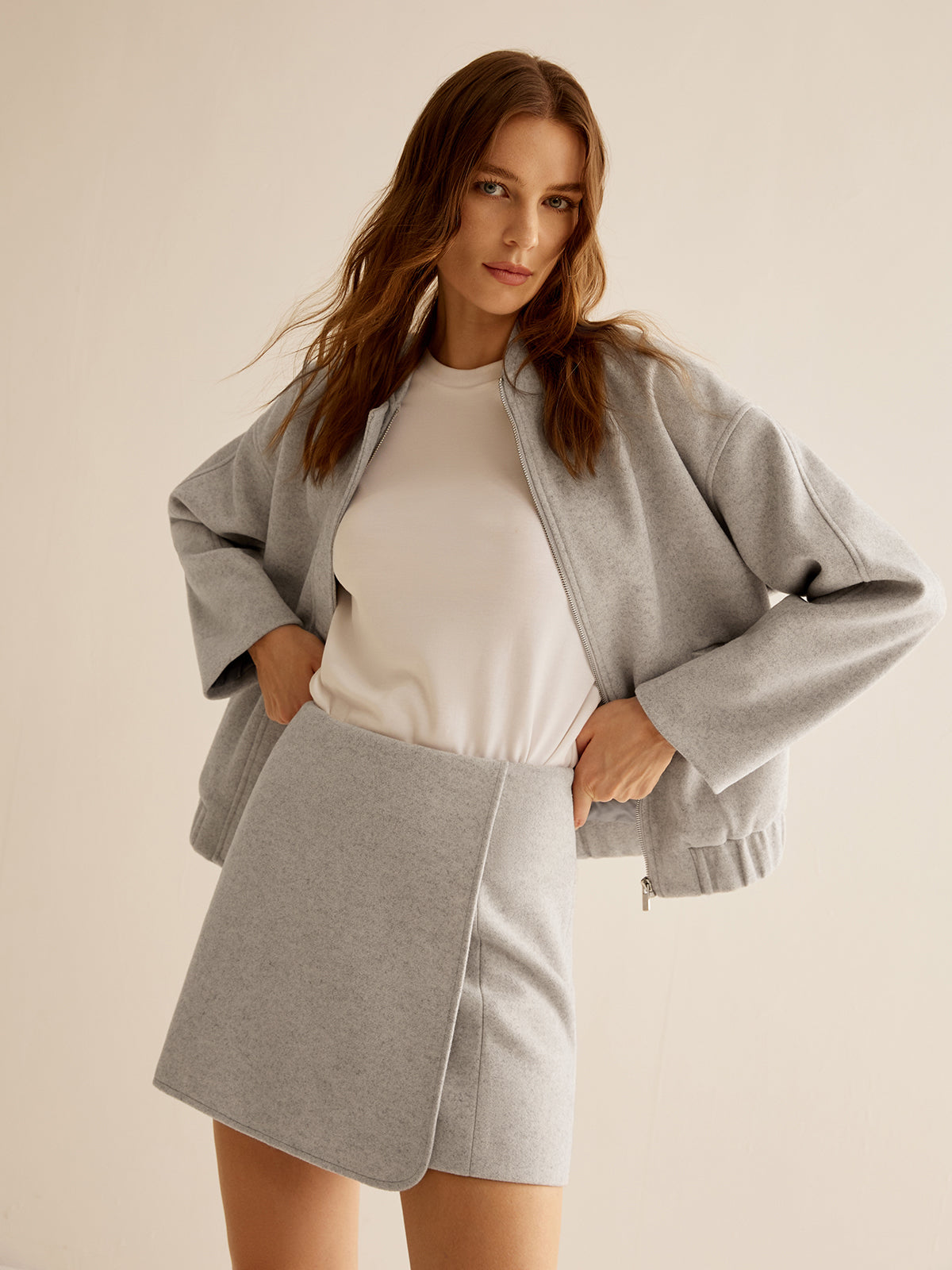 R&B | Taschen Reißverschluss Warme Jacke