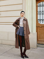 R&B | Kunstleder Lange Jacke
