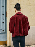 R&B | Taschen Revers Wildlederjacke