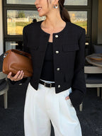 R&B | Daunen-Tweed-Jacke