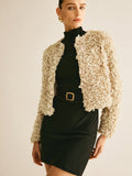 R&B | Rundhalsausschnitt Jacke