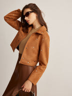 R&B | Reißverschluss Crop-Jacke