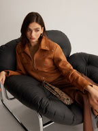 R&B | Reißverschluss Crop-Jacke