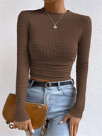 R&B | Slim-Pullover im Waffelmuster