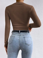 R&B | Slim-Pullover im Waffelmuster