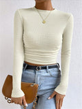 R&B | Slim-Pullover im Waffelmuster