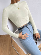 R&B | Slim-Pullover im Waffelmuster