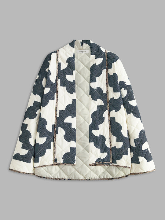 R&B | Blockbedruckte Warme Jacke