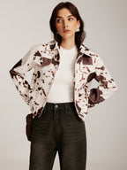 R&B | Gedruckte Tweed Kurzjacke