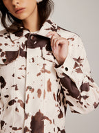 R&B | Gedruckte Tweed Kurzjacke