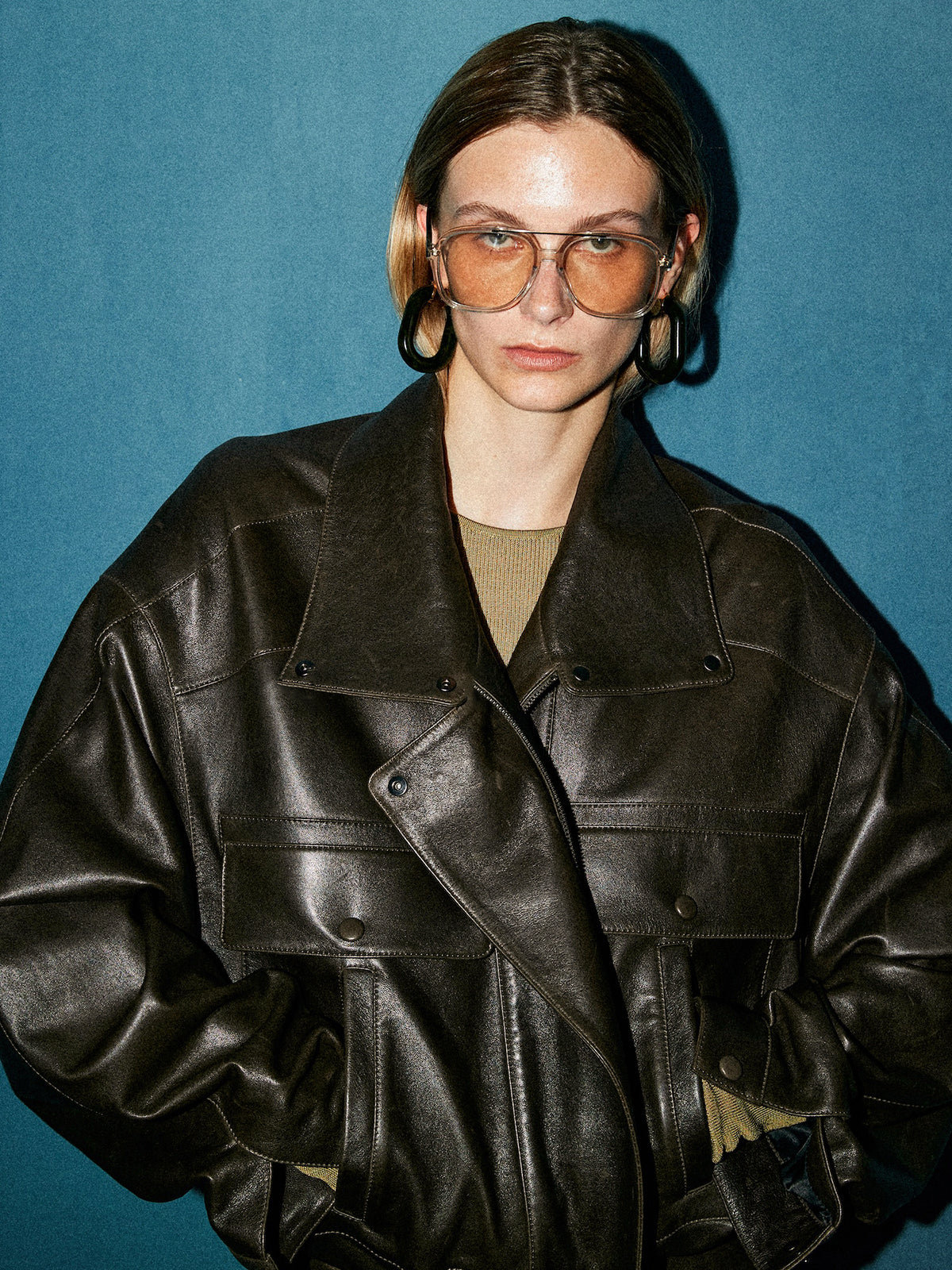 R&B | Shift PU-Lederjacke