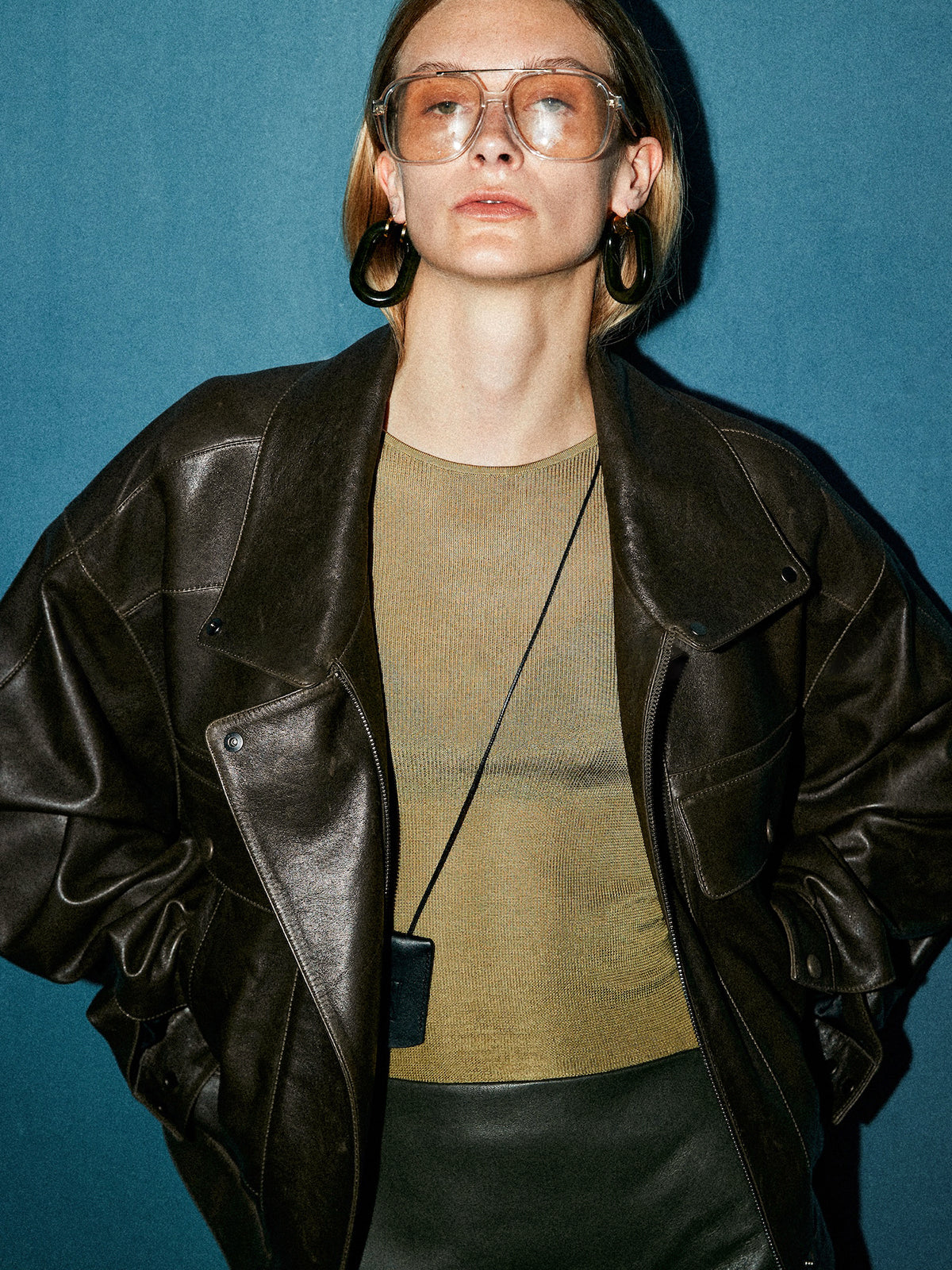 R&B | Shift PU-Lederjacke
