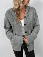 R&B | Lässige Strickjacke mit Knopfverschluss Weich und Warm Perfekt Zum Layering