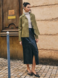 R&B | PU-Leder Gerade Jacke