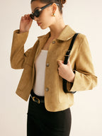 R&B | Kunstleder Kurze Jacke