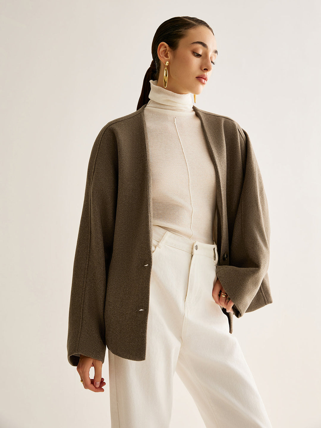 R&B | Hals Lose Warme Jacke