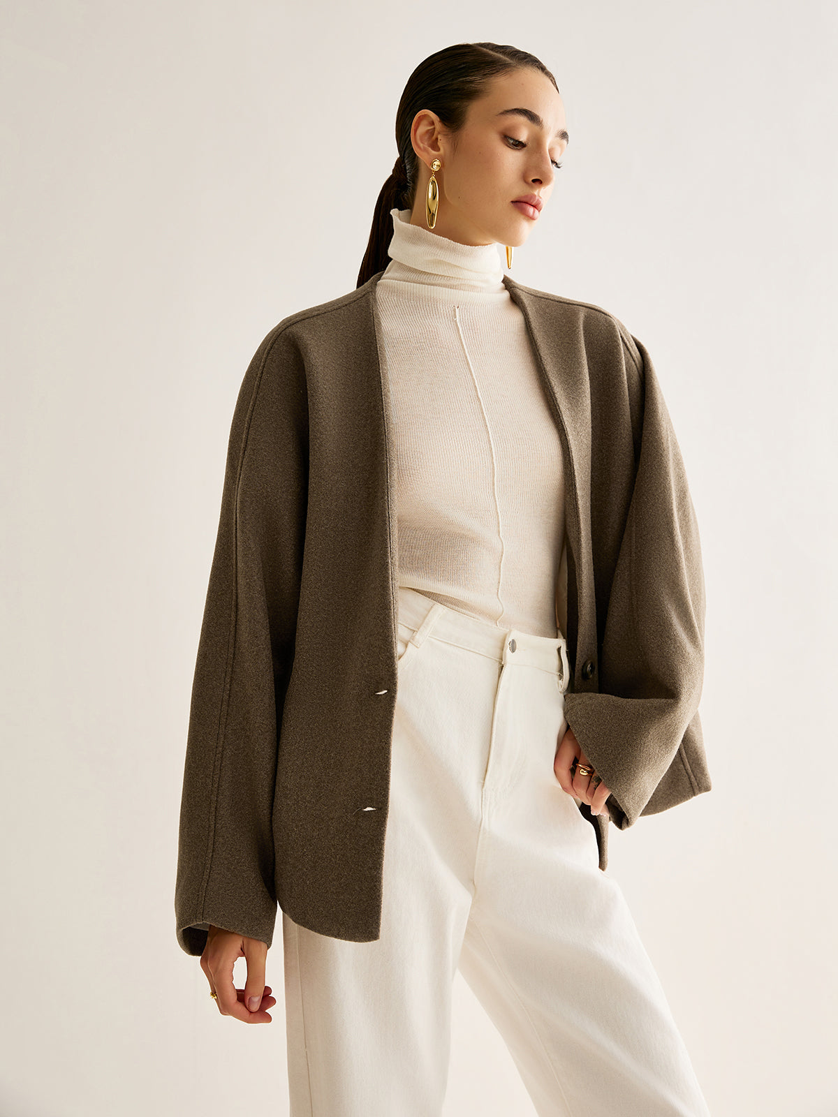 R&B | Hals Lose Warme Jacke