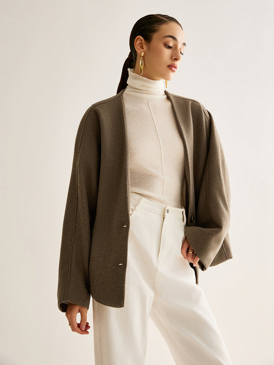 R&B | Hals Lose Warme Jacke