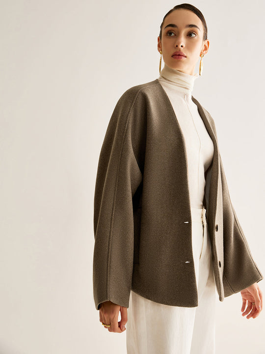 R&B | Hals Lose Warme Jacke