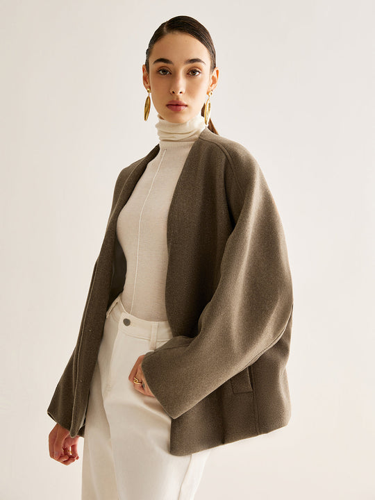 R&B | Hals Lose Warme Jacke