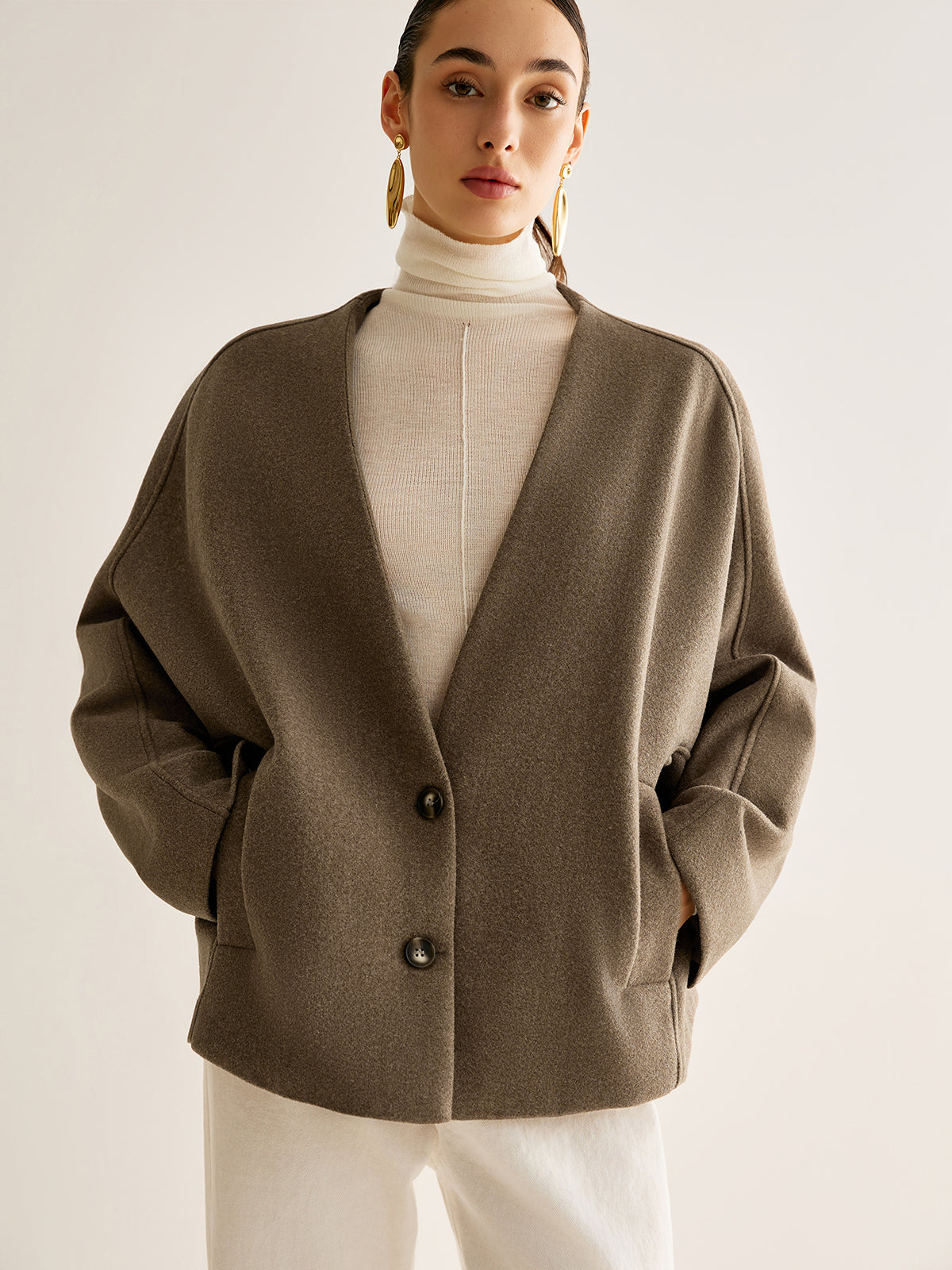 R&B | Hals Lose Warme Jacke