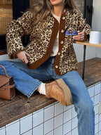 R&B | Trim Minky Leopard Jacke