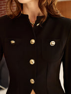 R&B | Split Slim Jersey Jacke