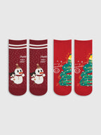 R&B | Cartoon Weihnachtsgeschenkbox mit Socken