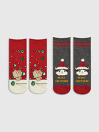 R&B | Cartoon Weihnachtsgeschenkbox mit Socken