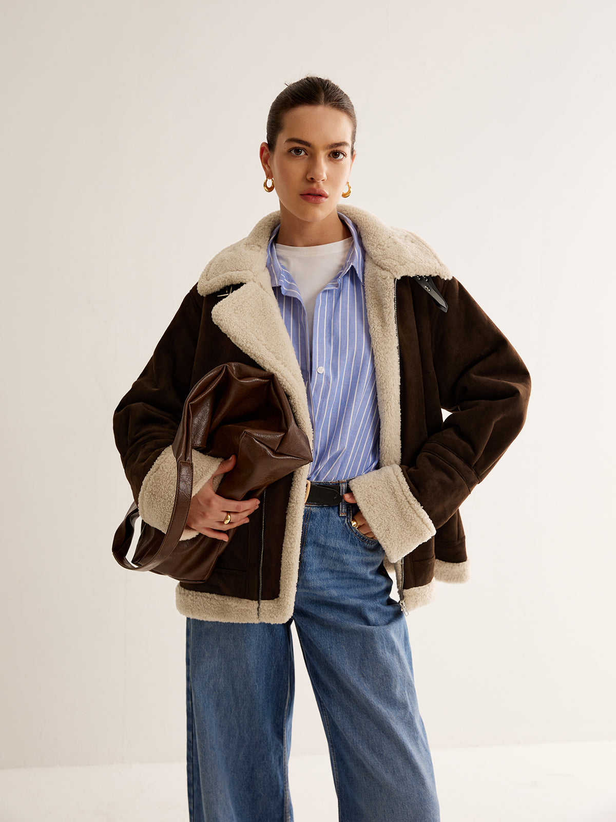 R&B | Reißverschluss Fleecejacke