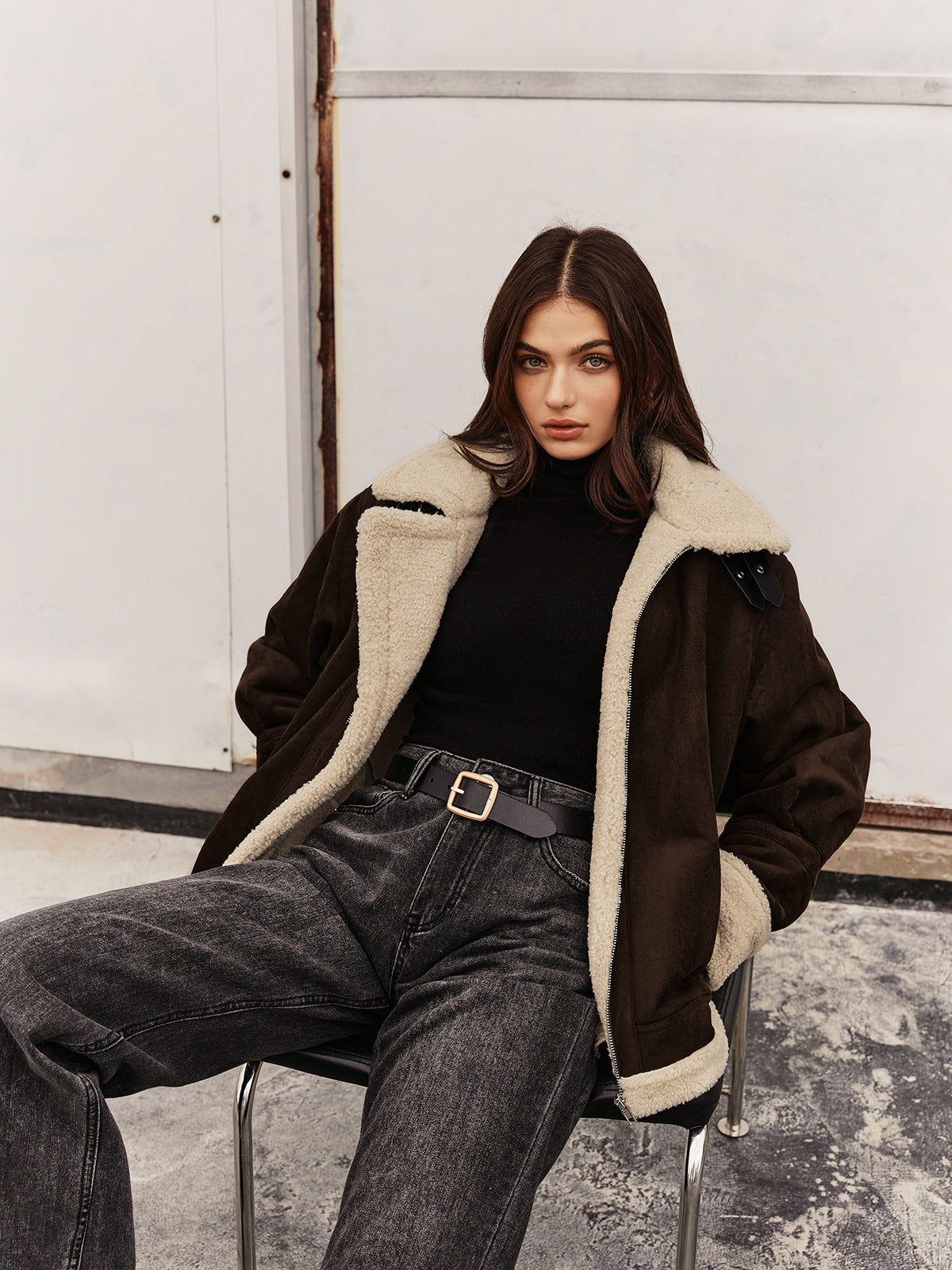 R&B | Reißverschluss Fleecejacke