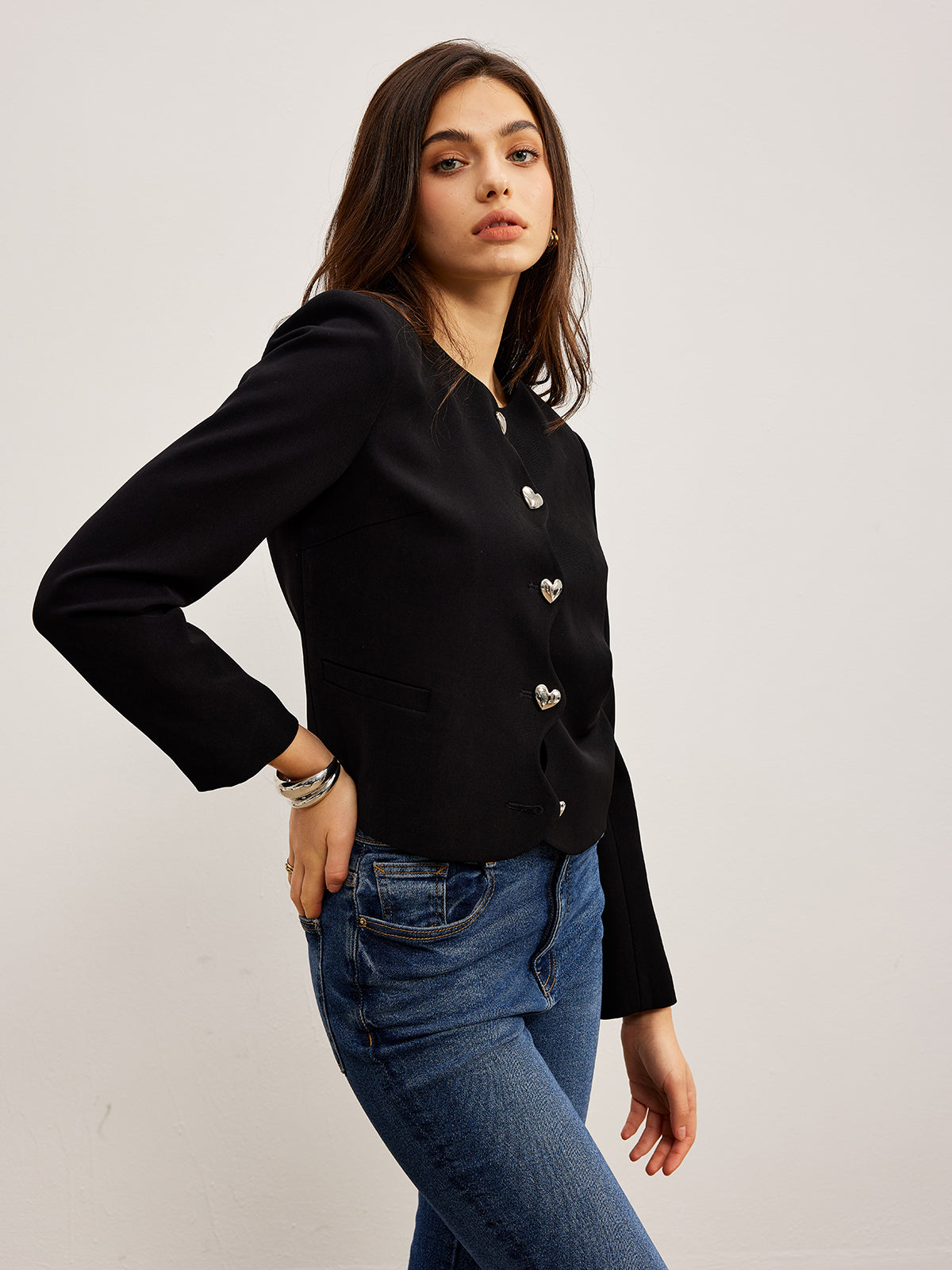 R&B | Button Regular Fit Jacke