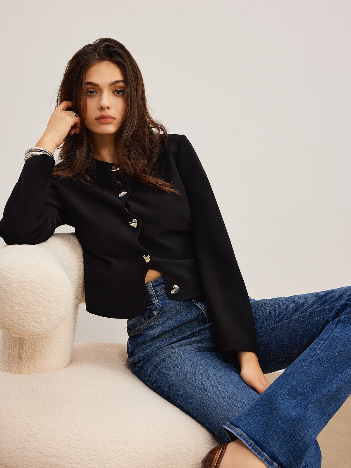 R&B | Button Regular Fit Jacke