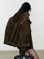 R&B | Lockere Wildlederjacke