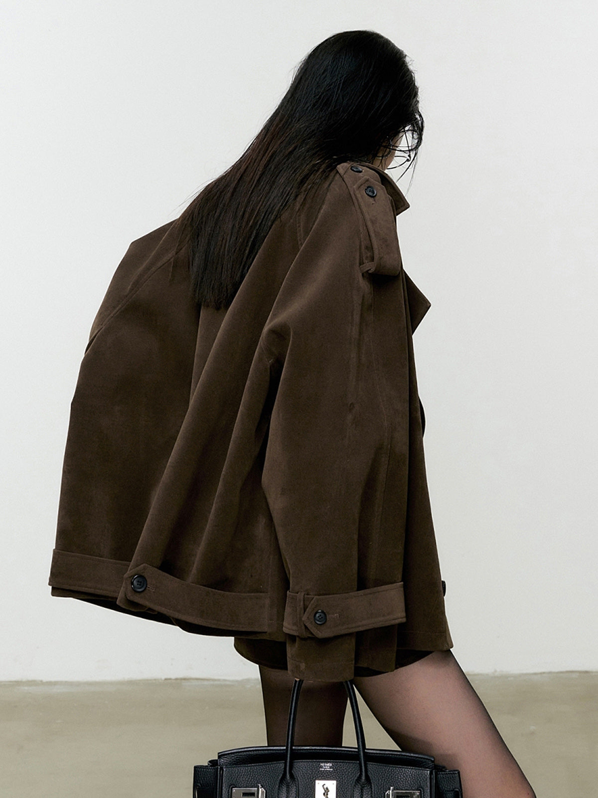 R&B | Lockere Wildlederjacke