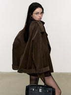 R&B | Lockere Wildlederjacke